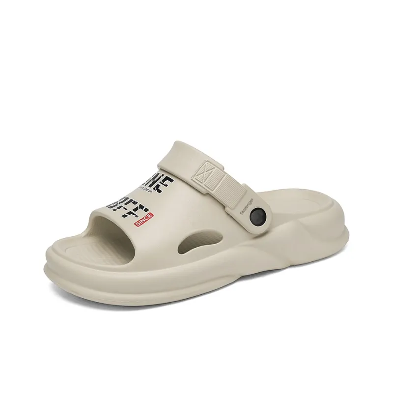 Slazenger Beach Sandals Unisex Black, Khaki-6