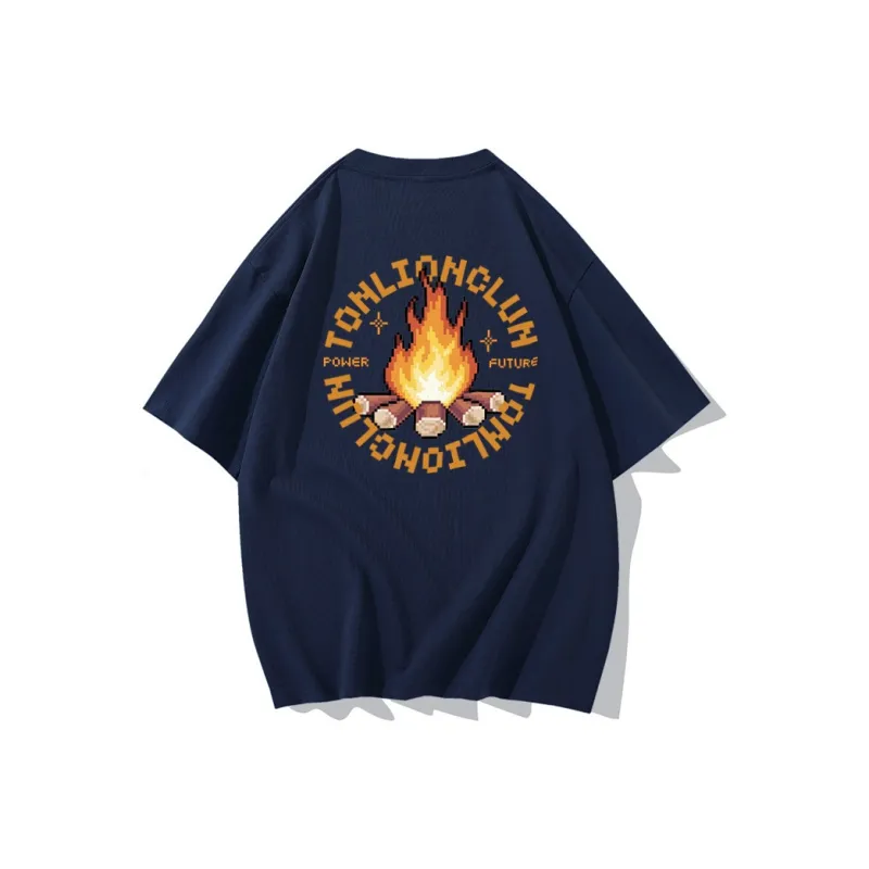 Tonlion T Shirts Unisex-6