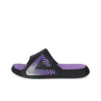 PEAK Tai Ji1.0 Slip Resistant Abrasion Resistant Cushioning Slide Slippers Men's Black Purple