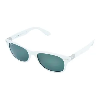 RayBan Plate Frame Square Sunglasses Unisex White