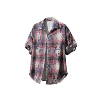 PIMC Shirts Unisex Iridescent Plaid