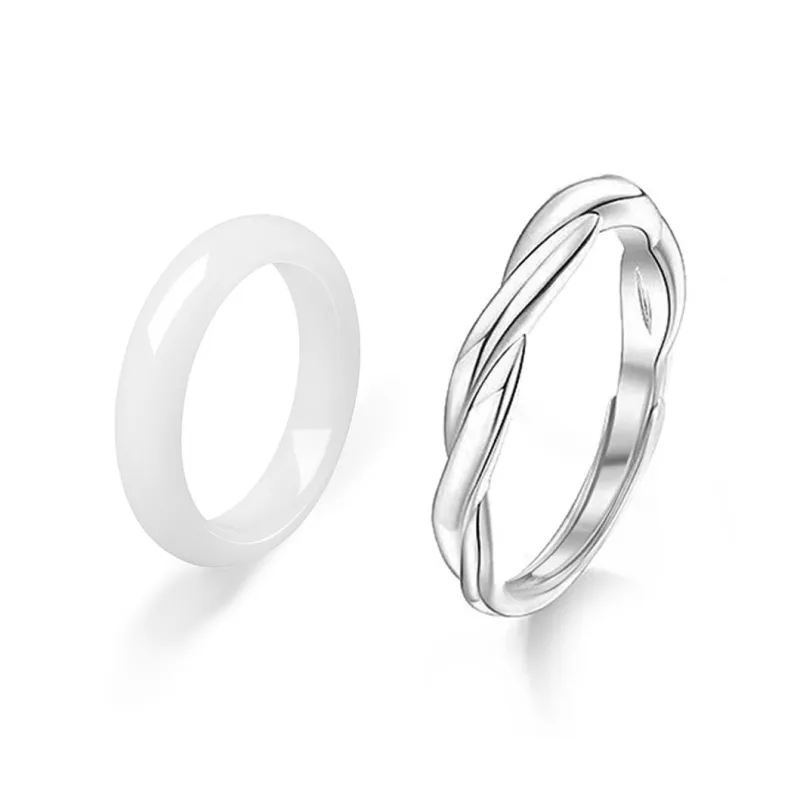 Kowloonko Bodhi Root Rings Unisex-1