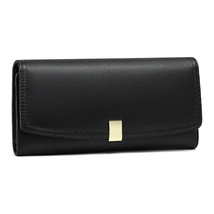 C°BANNER Cow Leather Wallet Women's Black-5