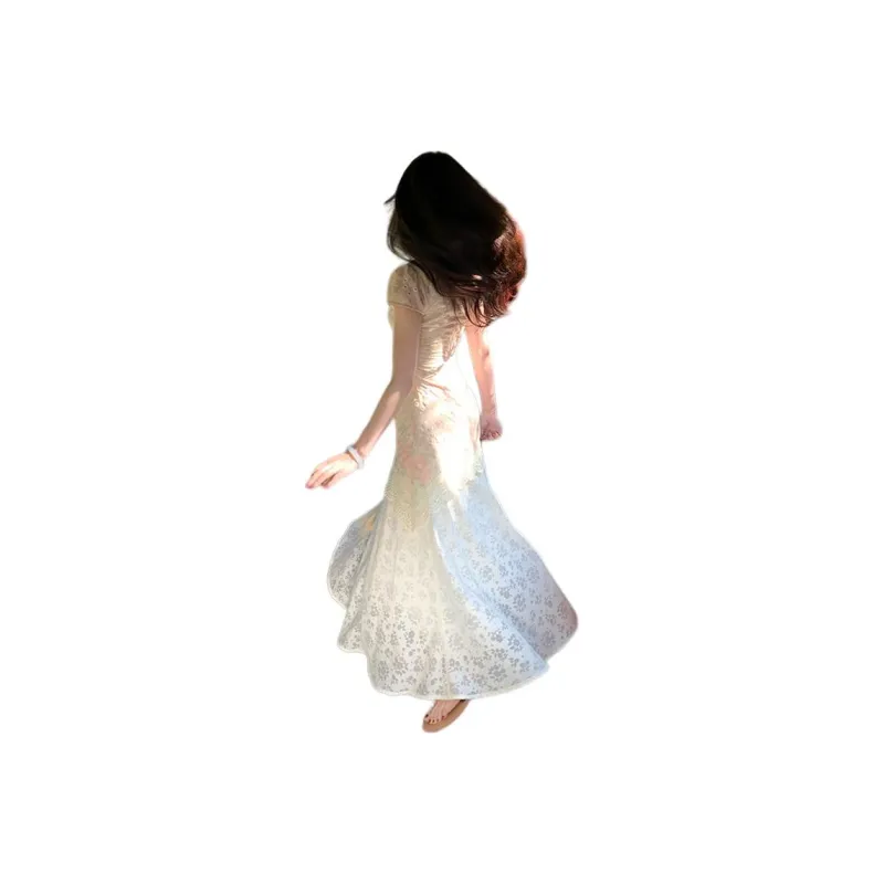 Mu Xiao Xin Short Sleeved Dress Women's-1