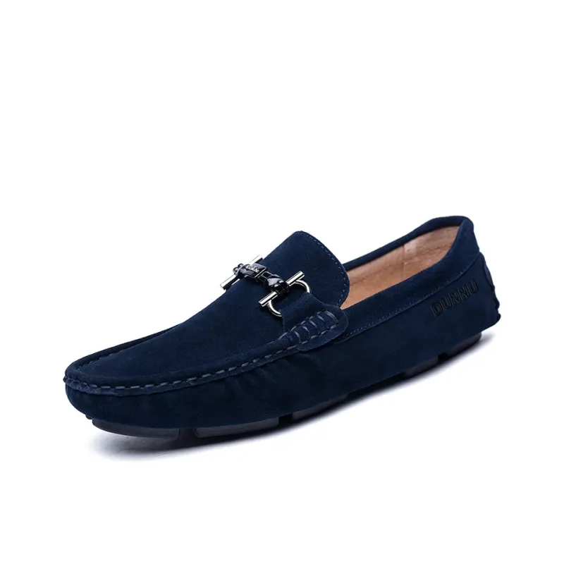 Dunnu Loafers Men Blue-9