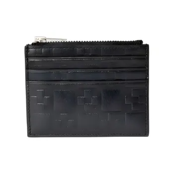 Sandro Cow Leather Card Holder Regular Men's Black