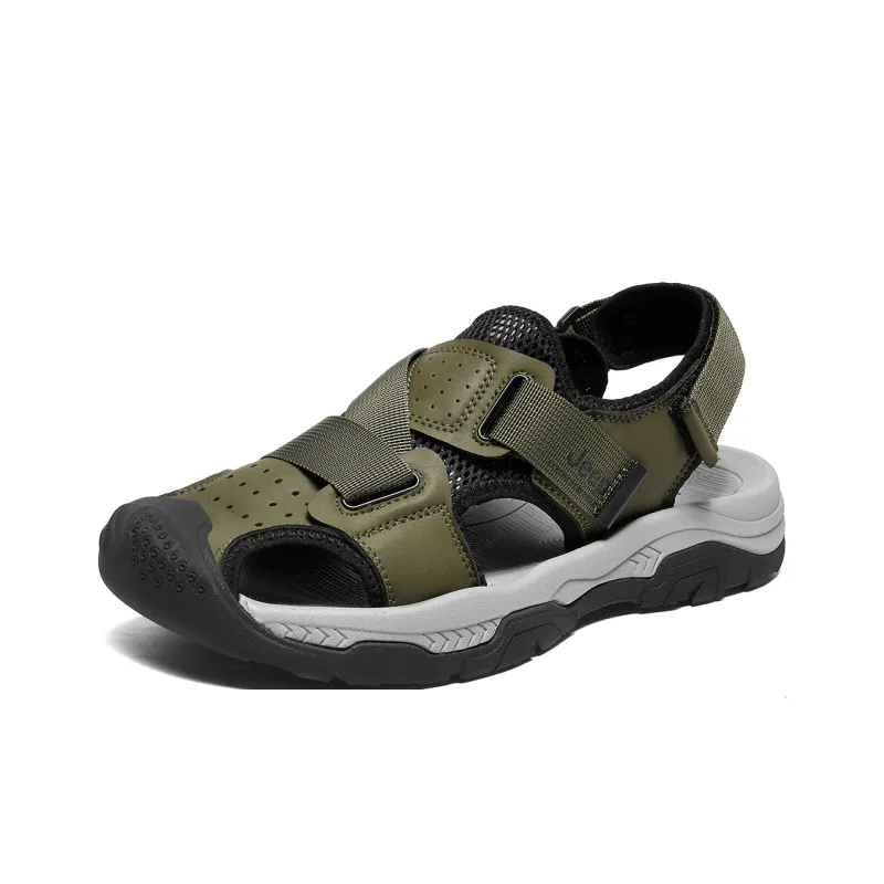 Jeep Outdoor Casual River Trekking Shoes Unisex Khaki/Gray/Army Green-11