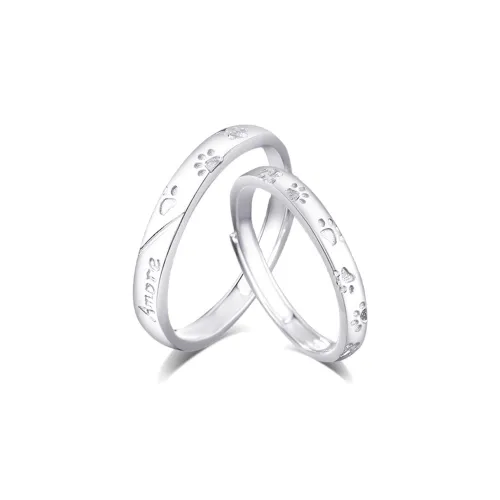 GUCCI 18K Gold, Diamond Rings Unisex Silver