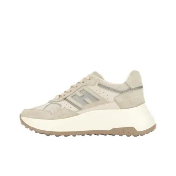 HOGAN Hi Fi Collection H669 Low Top Casual Shoes Women's Gray Brown