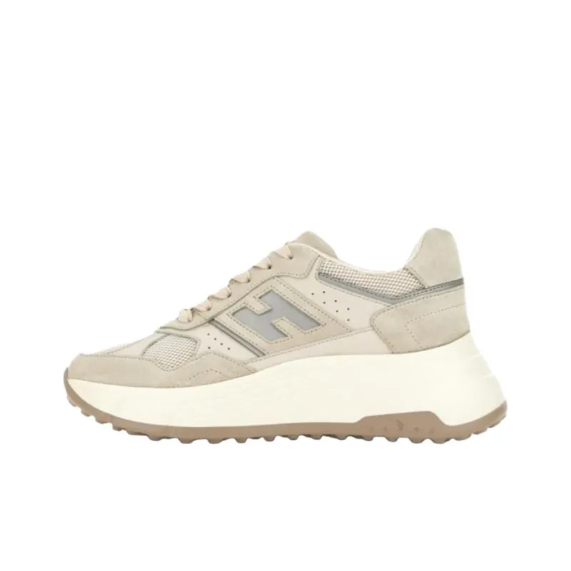 HOGAN Hi Fi Collection H669 Low Top Casual Shoes Women's Gray Brown-0