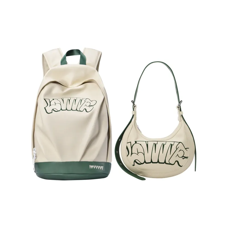 LOVVVVE PU Backpack Regular Unisex Black-17