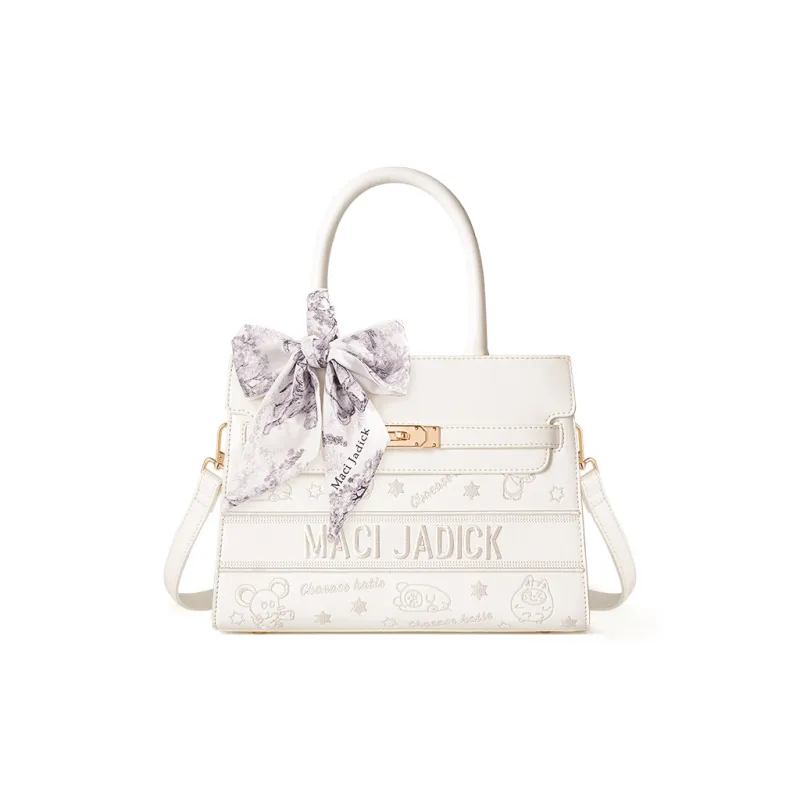 Vigno Synthetic Leather Shoulder Bag, Crossbody Bag, Handbag Women's White-0