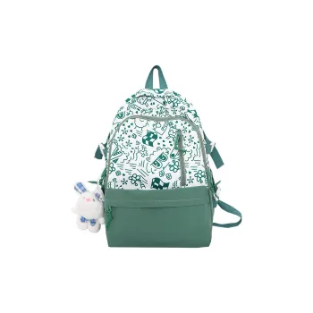 Yalu Nylon Backpack Unisex Multicolor
