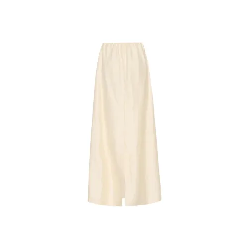 THE ROW Casual Long Skirt Women's Ivory White