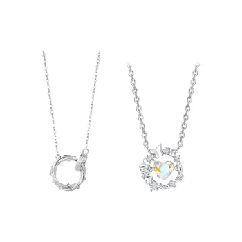 SEVEN COOK 925 Sterling Silver Necklaces Unisex