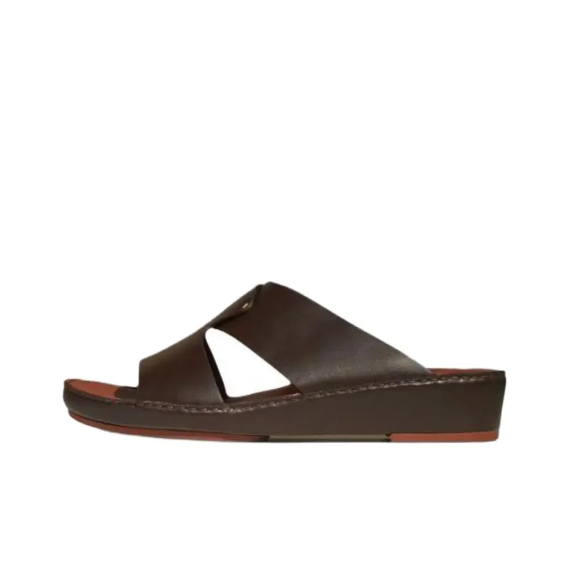 Loro Piana Slide Slippers Women's Chocolate Brown-0