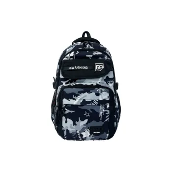 Yalu Nylon Backpack Unisex Multicolor