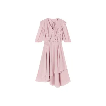 XIANGYING Short Sleeved Dress Women's