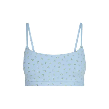 SKIMS SS25 COTTON JERSEY SCOOP BRALETTE Bra Women's 1 Pack