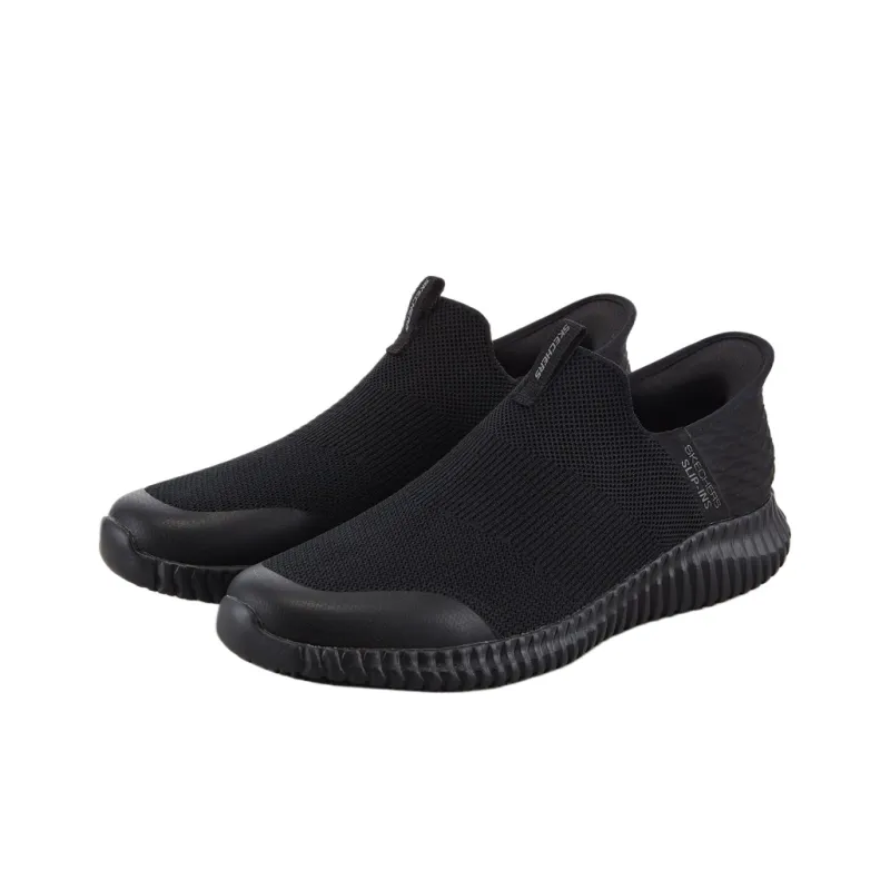 Skechers CESSNOCK Low Top Casual Shoes Men's Black-3