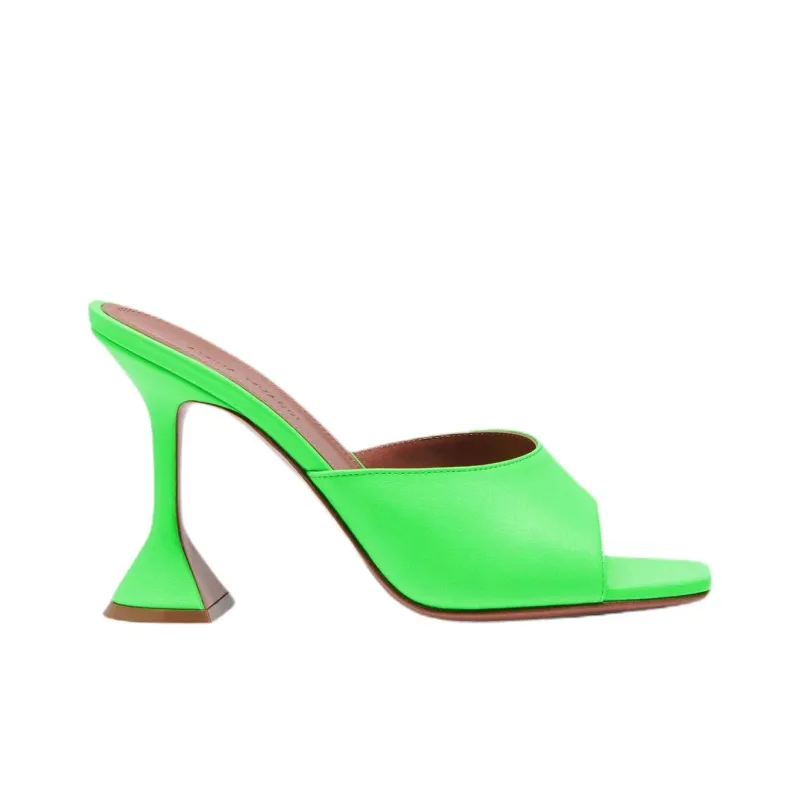 AMINA MUADDI Slide Slippers Women's Green-1