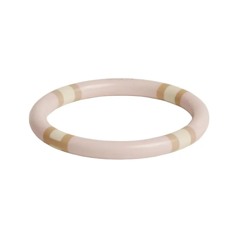 HERMES Lacquer Wood Bangles Women's Light Pink-0
