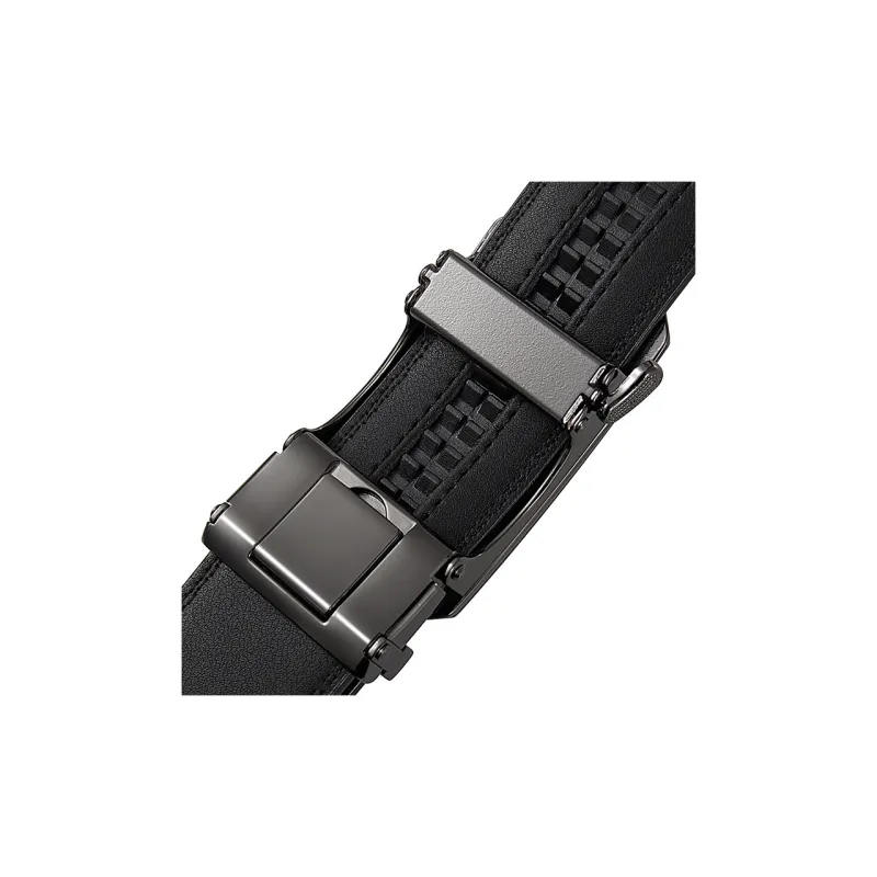 Mulinsen Cow Leather Belts Men's Width 3.5CM-3