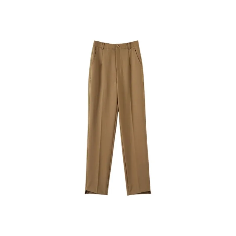 Late White Casual Pants Women's-4