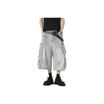 DEAR BETSY Denim Shorts Unisex Light Blue