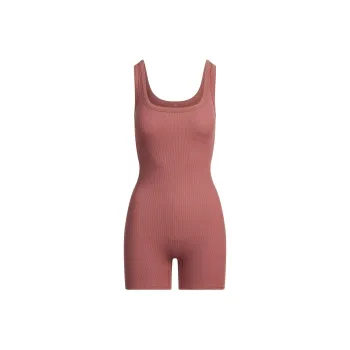 SKIMS SS25 COTTON RIB ONESIE Jumpsuit Women's