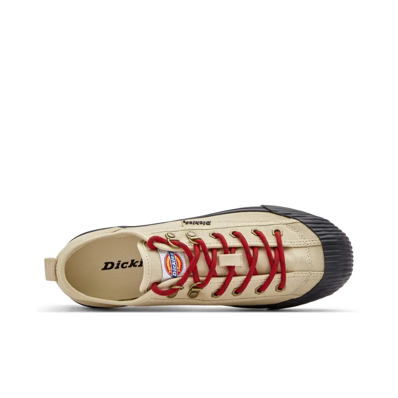 Dickies Low Top Skateboard Shoes Unisex Beige Black-2