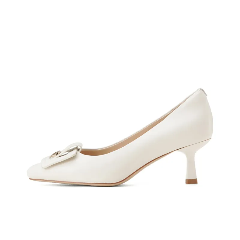 GOLDLION High Heels Women's Black/Beige-6