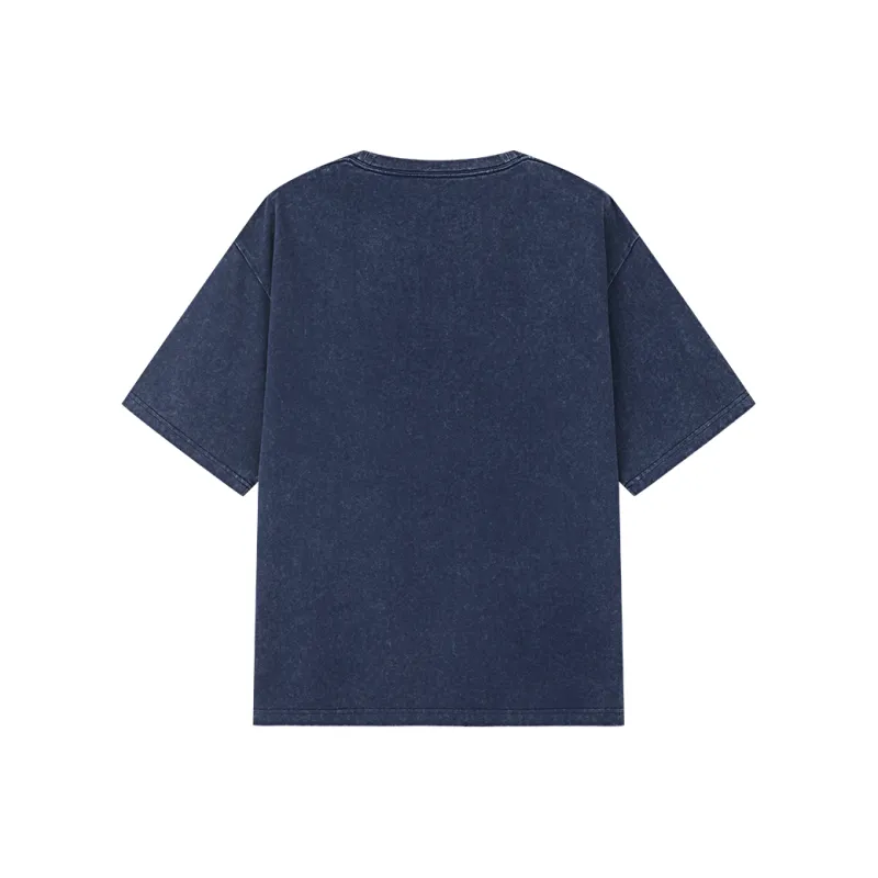 UOOYAA T Shirts Women's Navy Blue-1