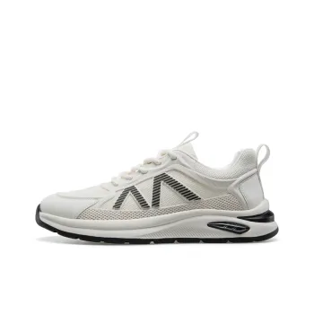 KANGNAI Breathable Low Top Casual Shoes Men's Ecru
