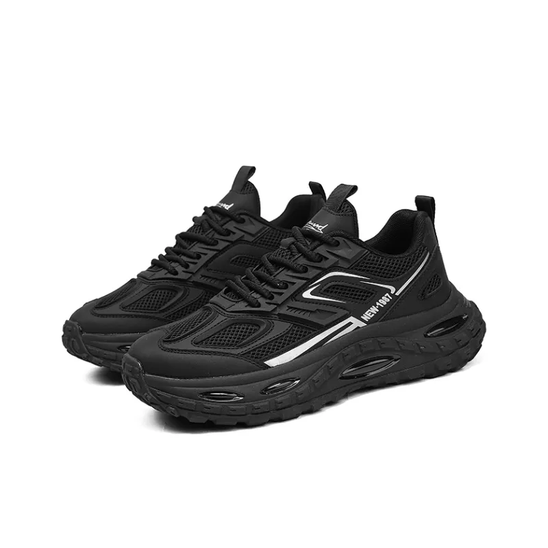 KYMOOU Slip Resistant, Abrasion Resistant, Breathable Low Top Chunky Sneakers Men's-7