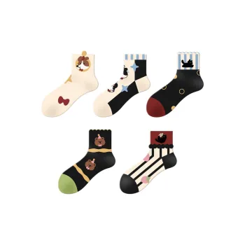 Gentle Welcome Ankle Socks Women's 5 Pack