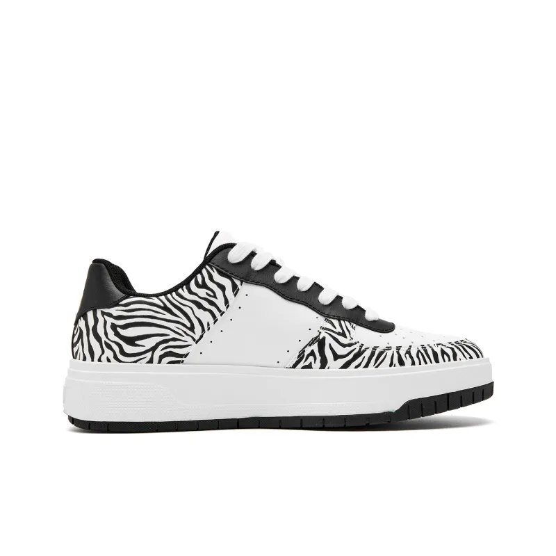 SHANHAIJING x QIAODAN Five Centimeters Balanced And Non slip Low Top Skateboard Shoes Men's Jordan White Black-1