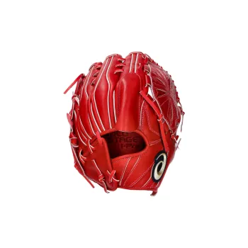Asics Baseball Gloves Pitcher Glove Leather Unisex Flag Brown