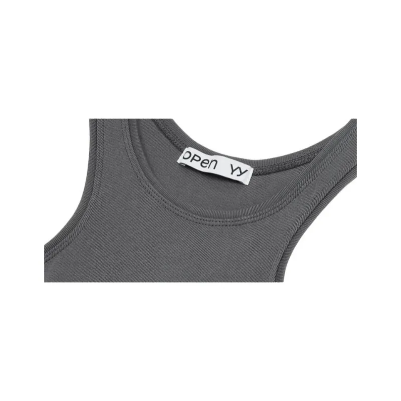 Open Yy SS25 Tank Top Women's Dark Gray-3