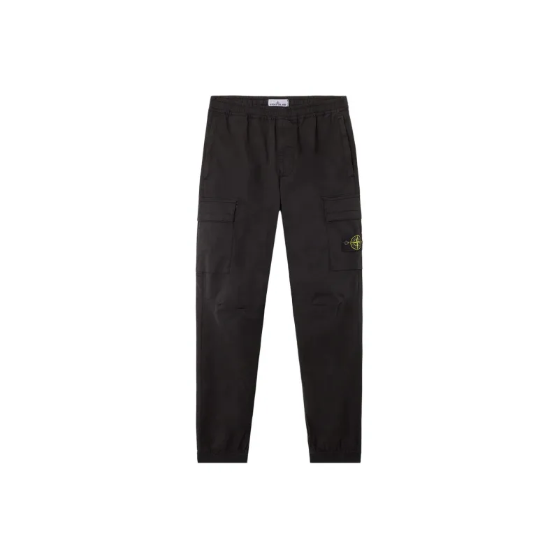 STONE ISLAND Cargo Pants Men's Black-0