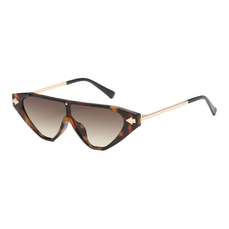 SOMAN Metal Irregular Shape Sunglasses Unisex-10