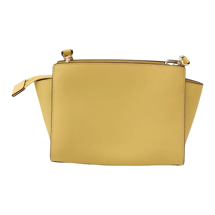 MICHAEL KORS Selma Solid Color Shoulder Bag, Crossbody Bag Women's Yellow Chrysanthemum-1