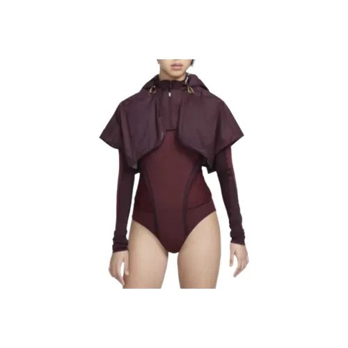Nike ISPA Jumpsuit Women's Dark Team Red Bright Burgundy Red