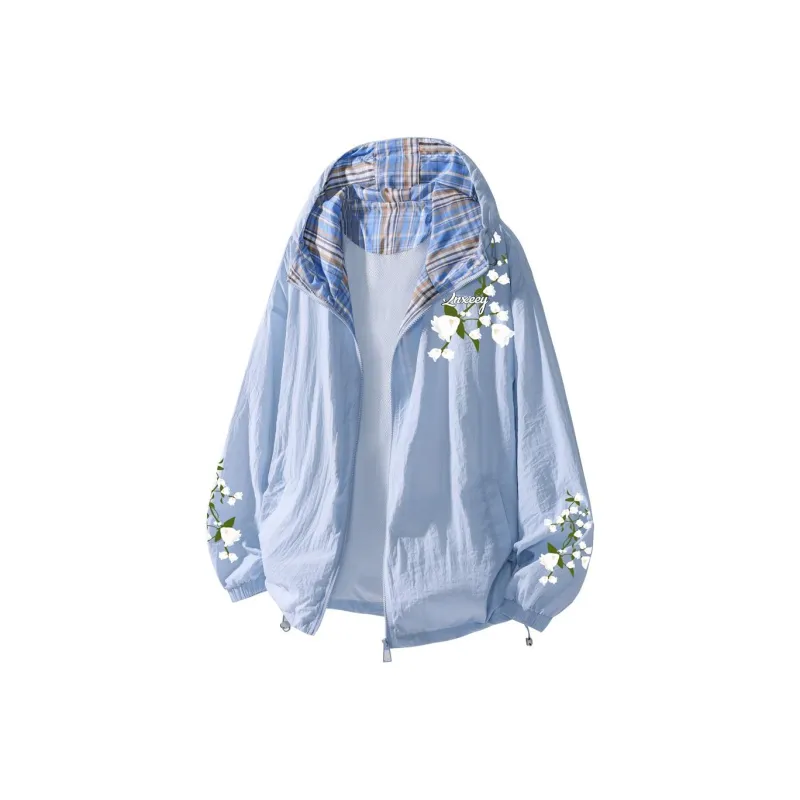 Qnxeey Breathable UV Protection Sun Protection Clothing Unisex-8