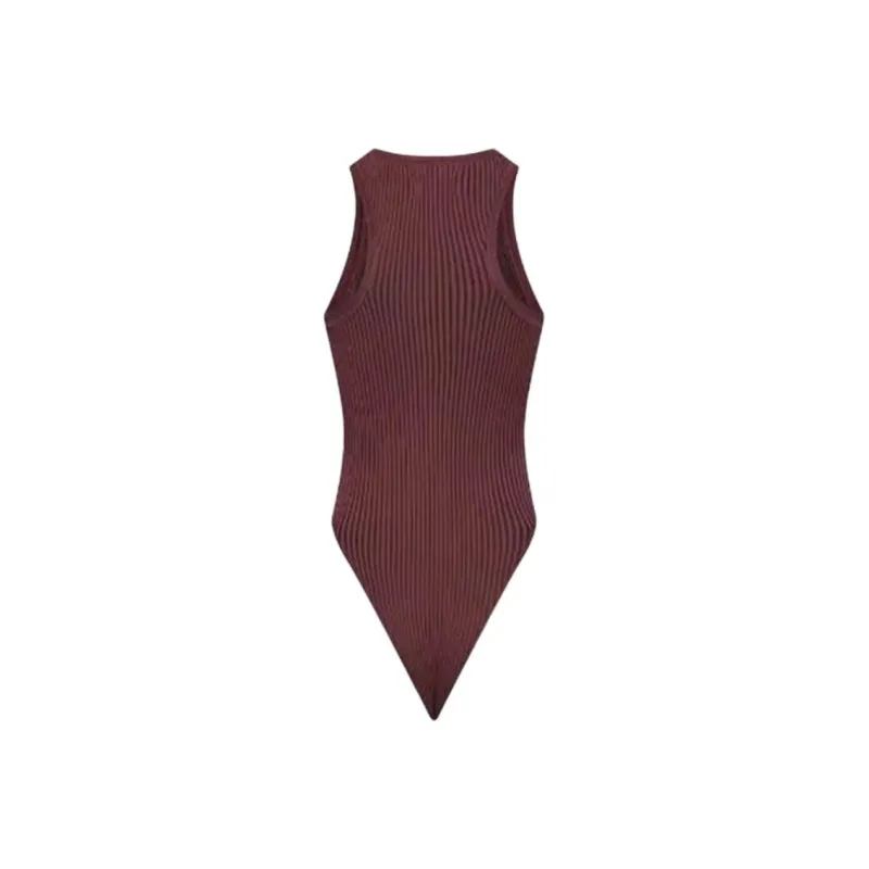 URBAN REVIVO Tank Tops Women's Burgundy-1