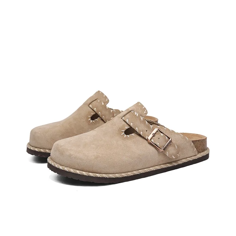 HACKBUTEER Closed Toe Slippers Unisex-17