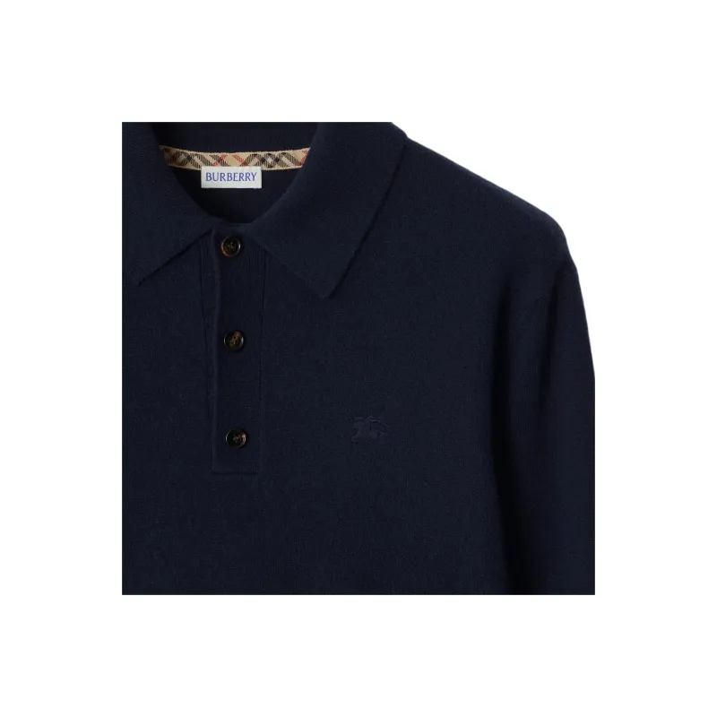 Burberry Cashmere Sweater Men's Blue-1