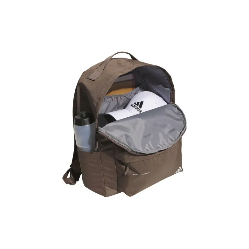 Adidas Nylon Backpack Unisex Brown-3