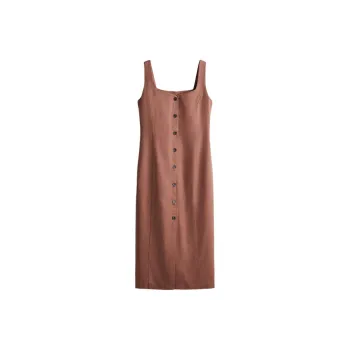 H&M Sleeveless Dresses Women's Taupe