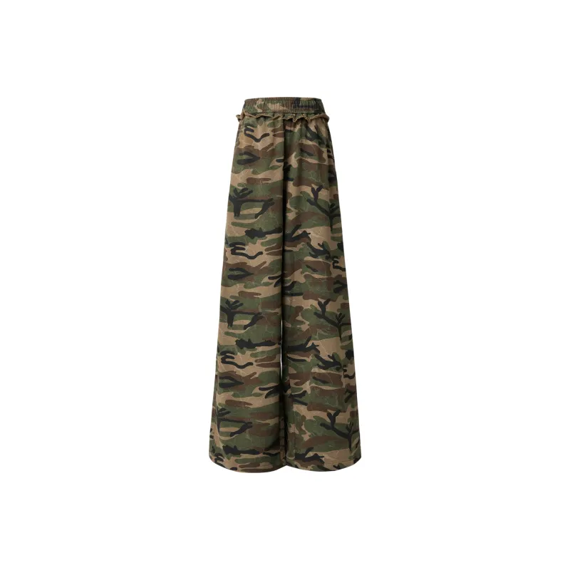 Wen Shan Casual Pants Women's Camouflage-6